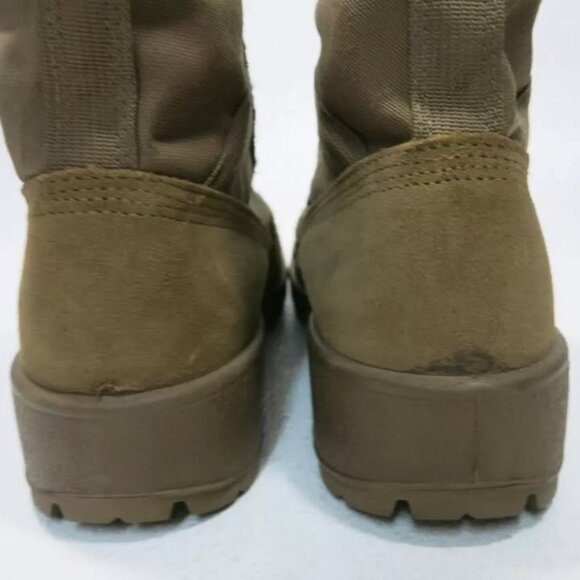 Vibram SPE1C1-17-D-1004 798 Hot Weather Army Combat Boots Coyote Tan Suede 10 W
